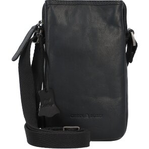 Greenburry Pure Black Mobiel telefoonhoesje Leer 11 cm Greenburry Pure Black Mobiel telefoonhoesje Leer 11 cm