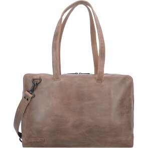 Plevier Zuivere Schoudertas Leer 43 cm Laptopcompartiment