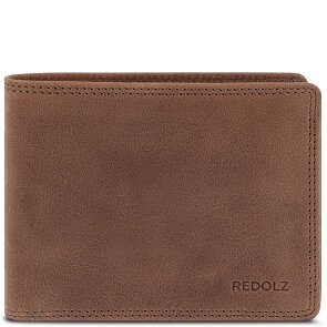 Redolz Leather Essentials QF portemonnee RFID leer 12 cm Redolz Leather Essentials QF portemonnee RFID leer 12 cm