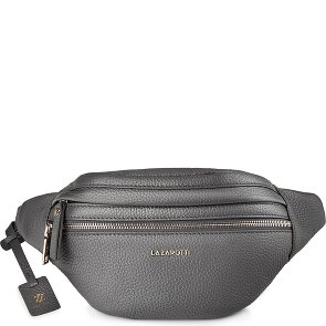 Lazarotti Bologna leer Fanny pack met dubbele rits, crossbody, leer, 25 cm