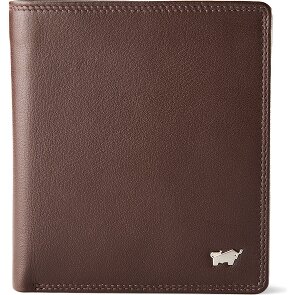 Braun Büffel Golf 3.0 Portemonnee RFID-bescherming Leer 11 cm