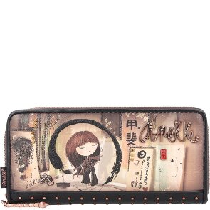 Anekke Shoen Black Portemonnee RFID-bescherming 21 cm Anekke Shoen Black Portemonnee RFID-bescherming 21 cm