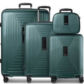 Redolz Essentials 14 4-wiel kofferset + beautycase 4 stuks met stretchvouw