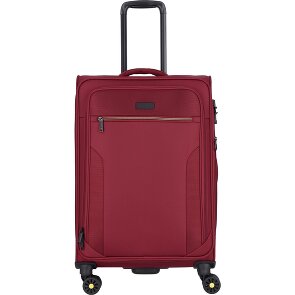 d&n Travel Line 9704 4 wielen Trolley M 68 cm met uitbreidingsplooi