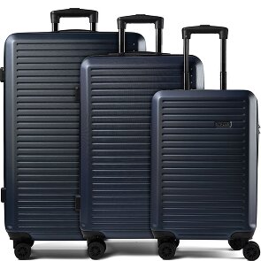 Nowi Grand Canaria Koffer 4 wielen set 3pc. met dubbele wielen
