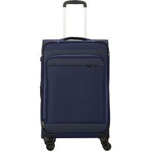 d&n Travel Line 9504 4 wielen Trolley M 67 cm met uitbreidingsplooi
