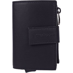 Strellson Carter C-Four Kredietkaart etui RFID-bescherming Leer 6.5 cm