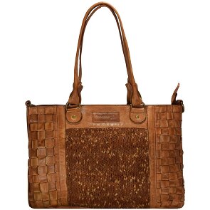 Greenland Nature Femi & Nine Leren Schoudertas 42 cm