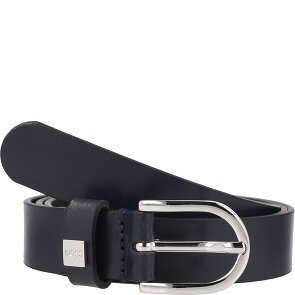 Boss Scharlaken riem leer