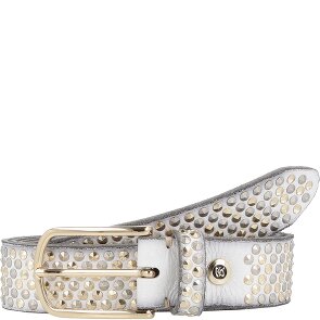 b.belt Studded riem leer