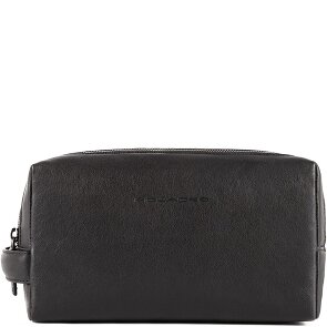 Piquadro Black Square Toilettas Leer 25 cm