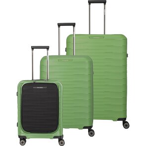 Travelite Mooby 4 wielen Kofferset 3-delig met uitbreidingsplooi