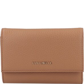 Coccinelle Metallic Zacht Portemonnee Leer 14 cm