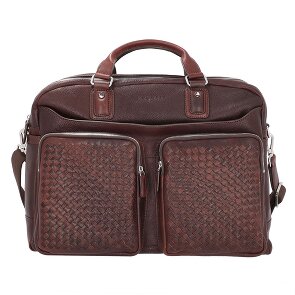 bugatti Geweven aktetas Leer 48 cm