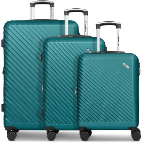 Check.In Paradise 2.0 4 wielen Kofferset 3-delig met uitbreidingsplooi