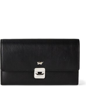 Braun Büffel Golf 3.0 Portemonnee RFID-bescherming Leer 17 cm