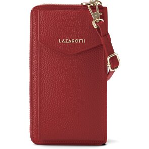Lazarotti Bologna Leren Zip-Around Portemonnee Mobiel Telefoonhoesje Leer 19 cm