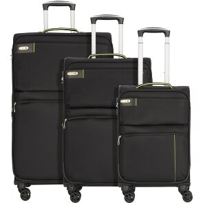 d&n Travel Line 6704 4 wielen Kofferset 3-delig