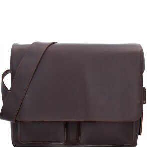aunts & uncles Hunter Nick Messenger Leer 37 cm laptop compartiment