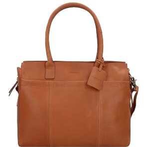 Burkely Vintage Doris Schoudertas Leder 39 cm Laptopcompartiment