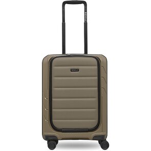 Redolz Essentials 17 4-wiel cabine trolley 55 cm soft-pocket laptop compartiment