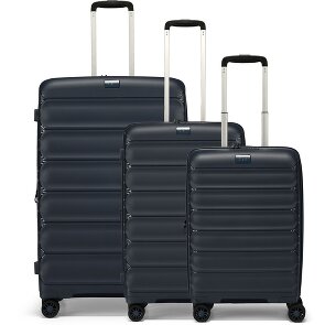 d&n Travel Line 4700 4 wielen Kofferset 3-delig met uitbreidingsplooi