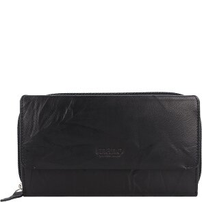 mano Donna Aurona Portemonnee RFID Leer 18 cm