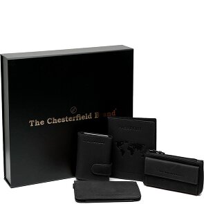 The Chesterfield Brand Creditcardhouder 4-delige geschenkset leer 7 cm