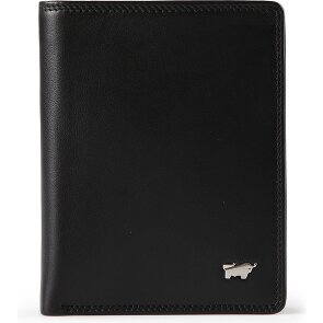 Braun Büffel Golf 3.0 Portemonnee RFID-bescherming Leer 10 cm