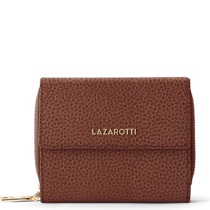 Lazarotti Bologna leer portemonnee met rits rondom, 12 cm