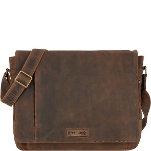Greenland Nature Montenegro Messenger Leer 40 cm Laptopcompartiment Greenland Nature Montenegro Messenger Leer 40 cm Laptopcompartiment