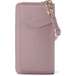Lazarotti Bologna Leren Zip-Around Portemonnee Mobiel Telefoonhoesje Leer 19 cm