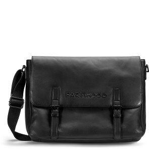 Farmhood Memphis Aktetas Messenger Leer 38 cm Laptop compartiment
