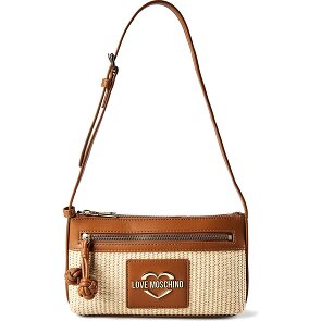 Love Moschino Straw Chic Schoudertas 25 cm