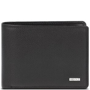 Redolz Leather Essentials QF portemonnee RFID leer 12 cm uitklapbaar met ritsvak