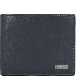 Greenland Nature Zwarte Nappa Portemonnee RFID Leer 11 cm