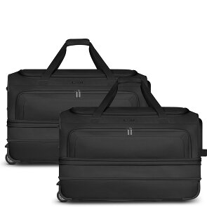 Redolz Duffle Essentials 2-wiel reistassenset 2-delig L+L met stretchvouw