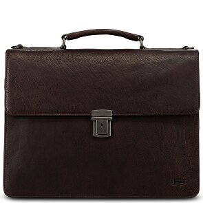 Jost Glasgow Aktentas RFID-bescherming Leder 40 cm Laptopvak