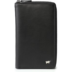 Braun Büffel Golf 3.0 Portemonnee RFID-bescherming Leer 17.5 cm