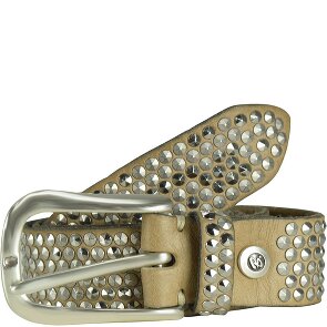 b.belt Studded riem leer