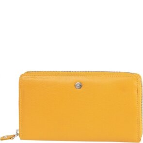 Greenburry Sponsachtige portefeuille leer 19 cm