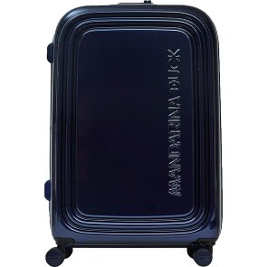 Mandarina Duck Logoduck + Metal 4 wielen Trolley L 75 cm met uitbreidingsplooi