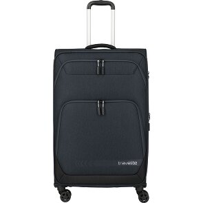 Travelite Kick Off 4 wielen Trolley L 78 cm met uitbreidingsplooi