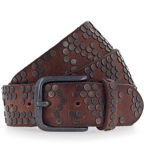 b.belt Studded riem leer