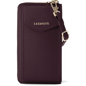 Lazarotti Bologna Leren Zip-Around Portemonnee Mobiel Telefoonhoesje Leer 19 cm