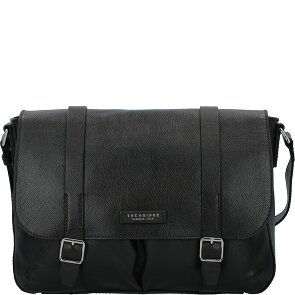 The Bridge Cesare Aktetas Messenger Leer 38 cm Laptop compartiment