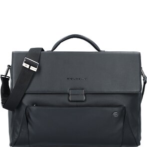Piquadro Koffer Leer 42 cm Laptop compartiment