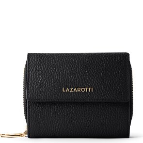 Lazarotti Bologna leer portemonnee met rits rondom, 12 cm