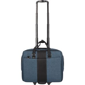 Dermata 2 wielen Bedrijfswagen 44 cm Laptop compartiment
