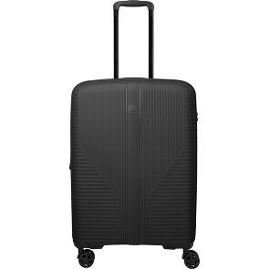 Travelite Air Stripe 4 wielen Trolley M 66 cm met uitbreidingsplooi